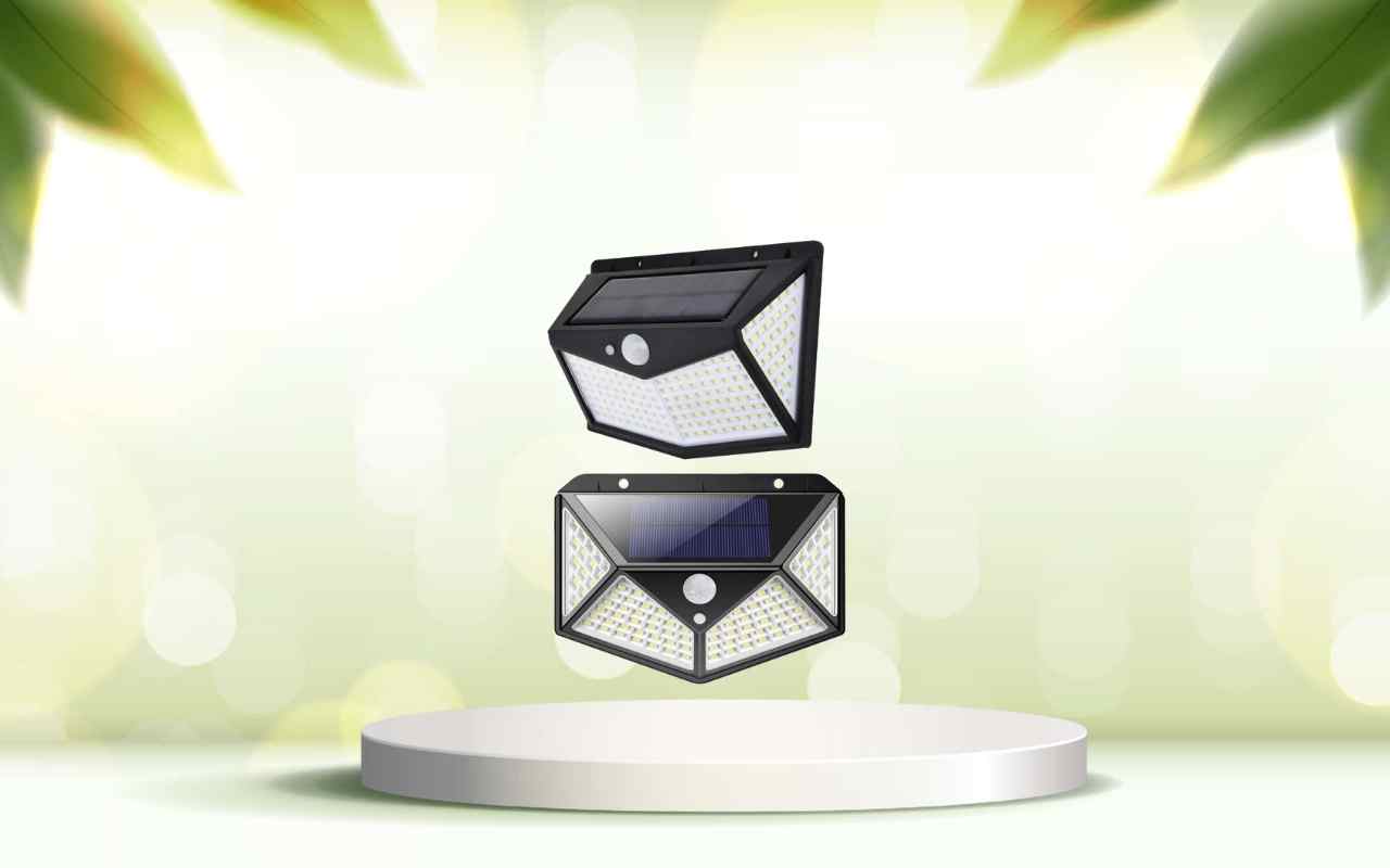 Illumina il tuo giardino senza consumi: prova il faretto solare 100 LED in offerta